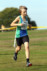 Laurence Young (City of Sheffield), under-13 boya, Northern Cross Country Relay, Graves Park, Sheffield